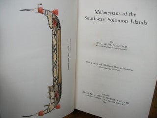 Melanesians of the South-east Solomon Islands.