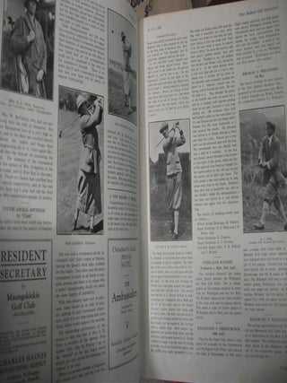 Item #009100 NEW ZEALAND GOLF ILLUSTRATED 1927 -1928