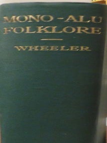 Item #009257 Mono-Alu Folklore (Bougainville Strait, Western Solomon islands). WHEELER Gerald Camden