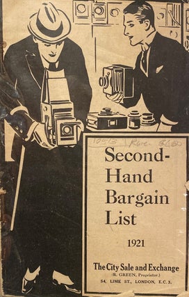 Item #010513 Second-hand Bargain List, 1921. The CITY SALE AND EXCHANGE