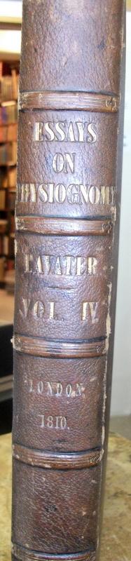 Item #013159 Essays on Physiognomy Designed to promote the knowledge and the love of mankind, Vol III. John Caspar LAVATER.
