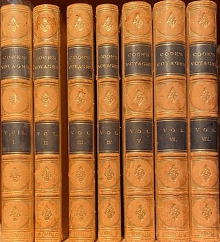 Item #014155 The Three Voyages of Captain James Cook Round The World Complete In Seven Volumes....