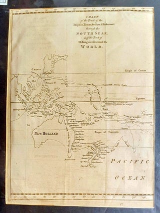 Item #014339 Chart of the Track of the Dolphin, Tamar, Swallow & Endeavour, through the South...