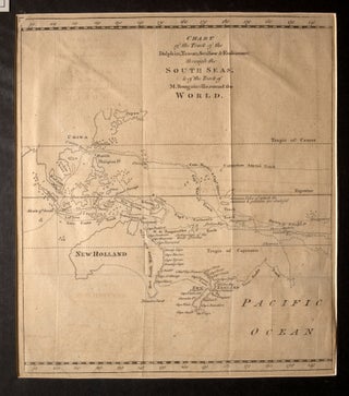 Item #014339 Chart of the Track of the Dolphin, Tamar, Swallow & Endeavour, through the South...