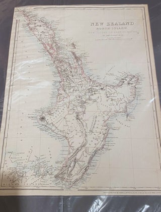 Item #014367 New Zealand North Island. New Ulster of Eahein O Mauwe - Map. John DOWER