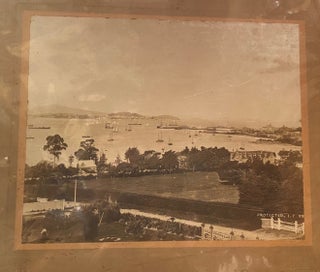 Item #014855 Early Photograph Auckland Harbour 1899. John Robert Hanna