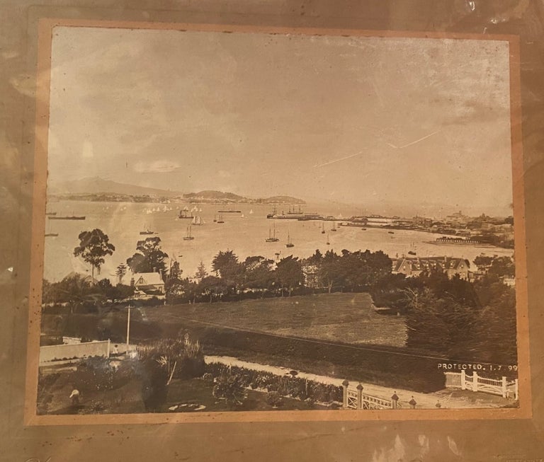 Item #014855 Early Photograph Auckland Harbour 1899. John Robert Hanna.