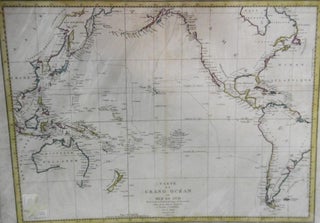 Carte Du Grand Ocean Ou Mer Du Sud. Atlas Du Voyage De La Perouse No. 3 Map