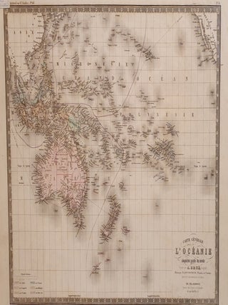 Item #015086 Carte Generale de L'Oceanie ou Cinquieme Partie du Monde Map. Adrian Hubert BRUE