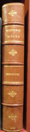 Item #015416 A History and Description of Modern Wines. Cyrus REDDING