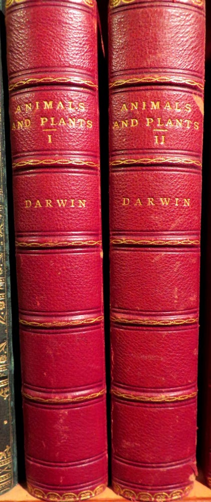 Item #015620 The Variation of Animals and Plants under Domestication, Second Edition, Revised, Eighth Thousand. Charles DARWIN.