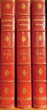 Item #015668 Miscellaneous Works, In Verse and Prose. Joseph ADDISON