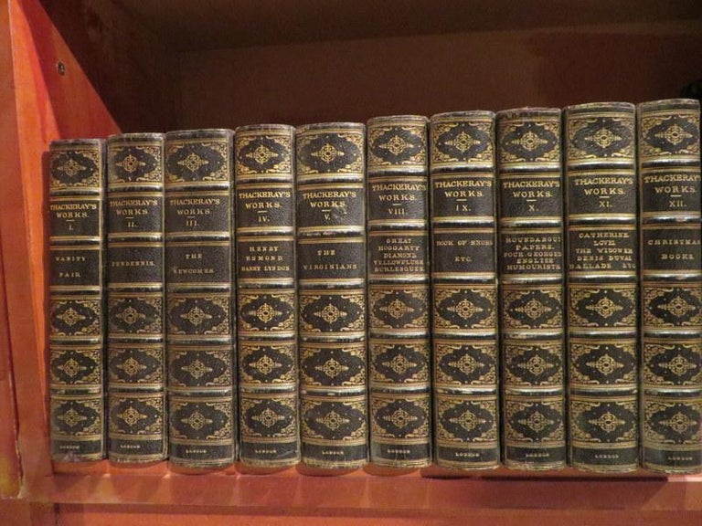 Item #015751 The Works of William Makepeace Thackeray in 12 vols. William Makepeace THACKERAY.