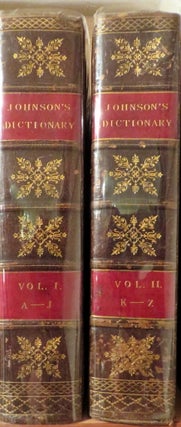 Item #015835 A dictionary of the English Language from which the words are deduced from the...