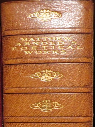 Item #015870 Poetical works of Matthew Arnold. Matthew ARNOLD