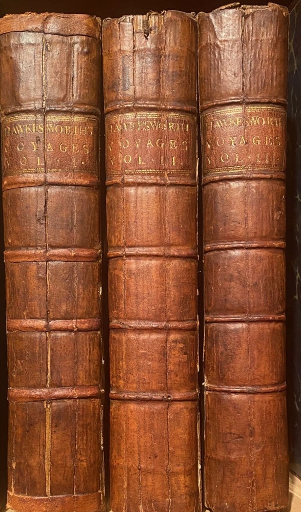 Item #016001 An Account Of The Voyages Undertaken By The Order Of His Present Majesty, For Making Discoveries In The Southern Hemisphere, And Successfully Performed By Commodore Byron, Captain Wallis, Captain Carteret, And Captain Cook. In the Dolphin, the Swallow and the Endeavour. John HAWKESWORTH.