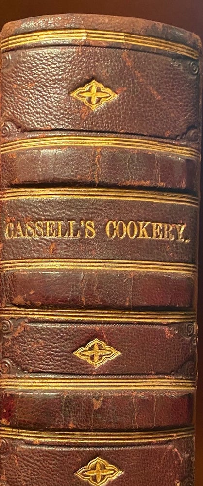 Item #016473 Cassell's Dictionary of Cookery, with numerous engravings and full coloured plates. CASSELL.