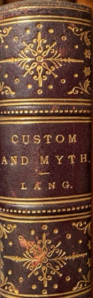 Item #016658 Custom and Myth. Andrew LANG