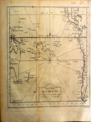 Item #016779 Carte Reduite de la mer du sud. M. BELLIN