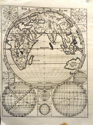 Item #016877 Globe Sphere showing from North-East Africa to New Guinea and from the North to the...