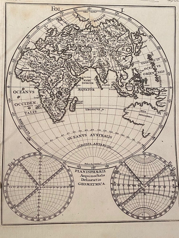 Item #017056 Globe Sphere showing from North-East Africa to New Guinea and from the North to the South Poles. MAP.