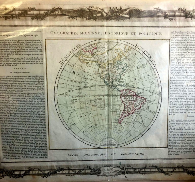 Item #017418 Geographie, Moderne, Historique et Politique; Map. Louis Charles DESNOS.