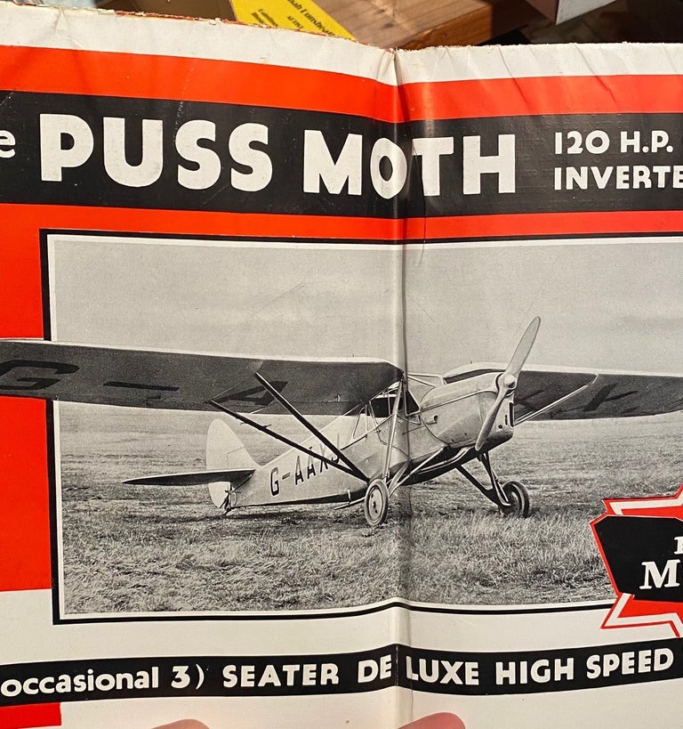 Item #017613 The Puss Moth. A product of de Havilland. The de Havilland Aircraft Co Ltd.