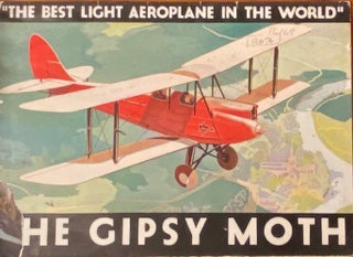 Item #017614 The Gypsy Moth. The de Havilland Aircraft Co Ltd
