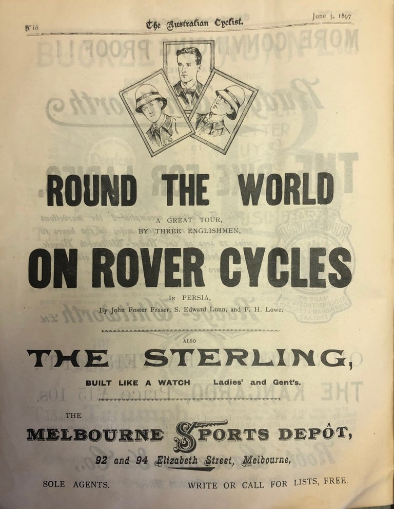 Item #017616 The Australian Cyclist. League of Victorian Wheelmen.
