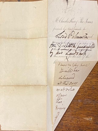 Annotated printed form
