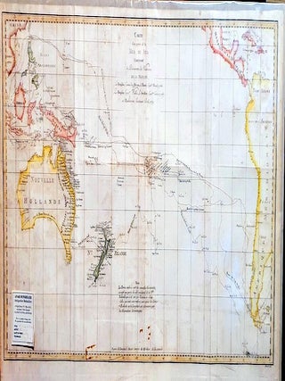 Item #018432 Carte d'une partie de la Mer du Sud. Bernard