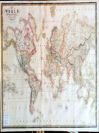 Item #018443 The World, on Mercators Projection. James Wyld