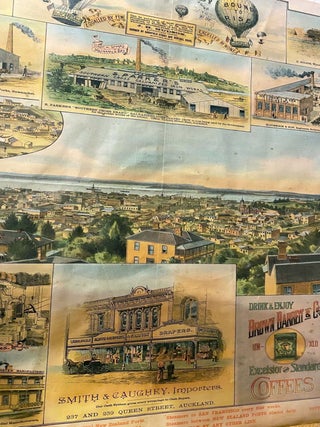 Advertising Poster, View of Auckland from Windmill.