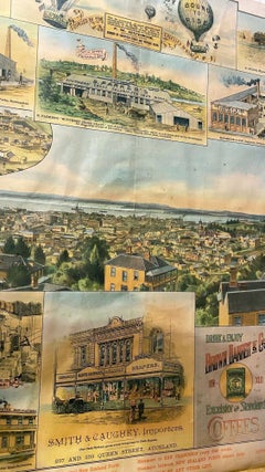 Advertising Poster, View of Auckland from Windmill.