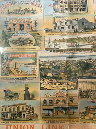 Advertising Poster, View of Auckland from Windmill.