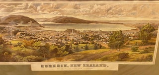 Item #018449 Dunedin, New Zealand. Panorama of City and Harbour. Bob Hawcridge