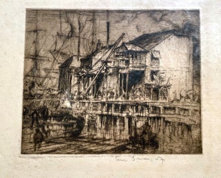 Item #018455 Kings Lynn. Frank Brangwyn