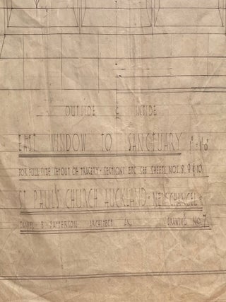 Item #018462 St Paul's Church Auckland - New Chancel East Window. Daniel Patterson