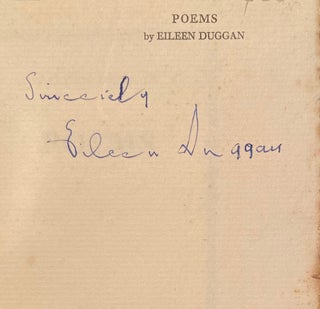 Item #018472 Poems. Eileen DUGGAN