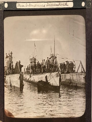 Item #018600 German submarine surrendering, WWI