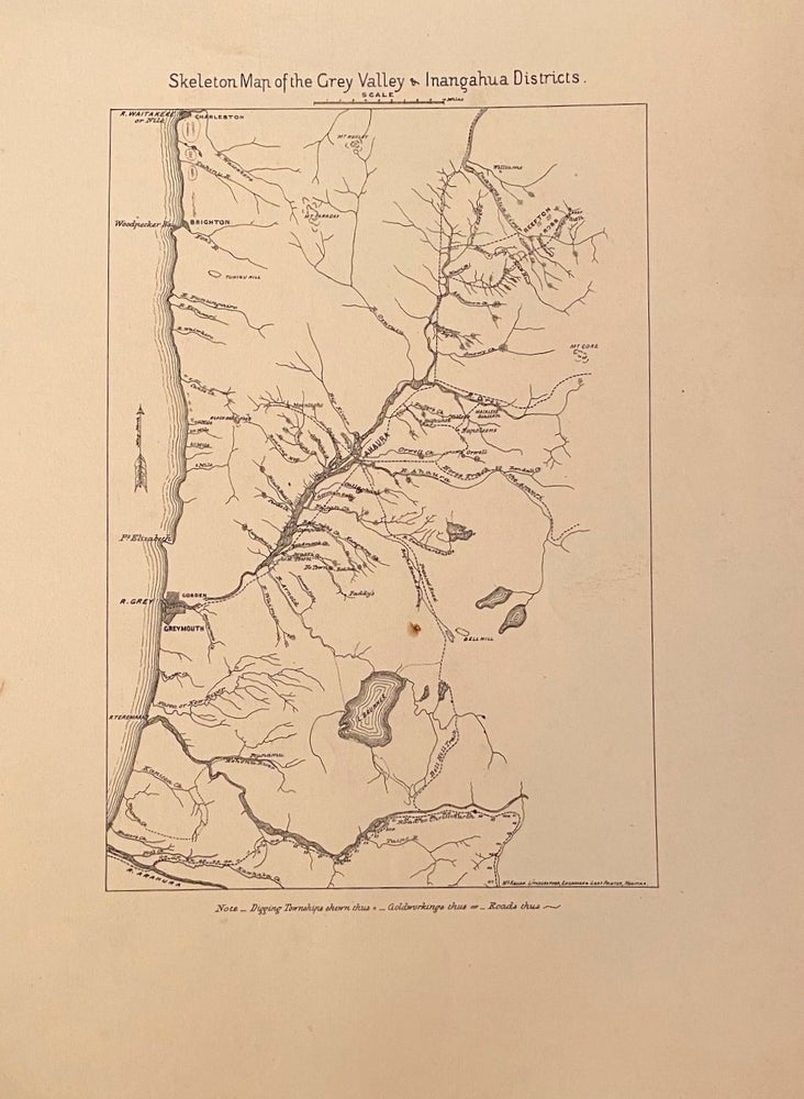 Item #018638 Skeleton Map of the Grey Valley & Inangahua Districts.