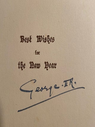 Item #018756 Signed card. of Greece George II