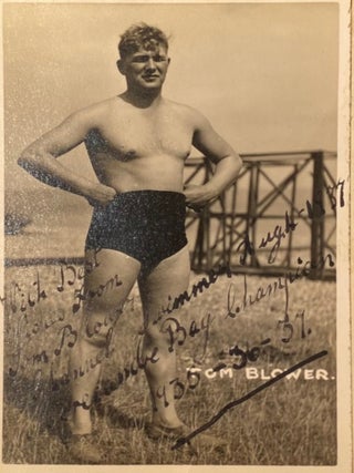 Item #018775 Signed photograph. Tom Blower