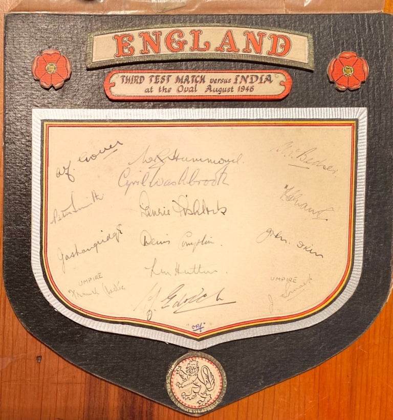Item #018776 Signatures. English Cricket Team.