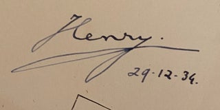 Item #018786 Signature. Duke of Gloucester Prince Henry