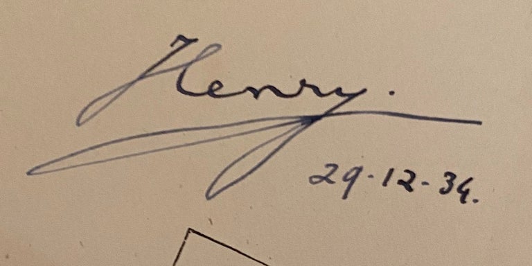 Item #018786 Signature. Duke of Gloucester Prince Henry.
