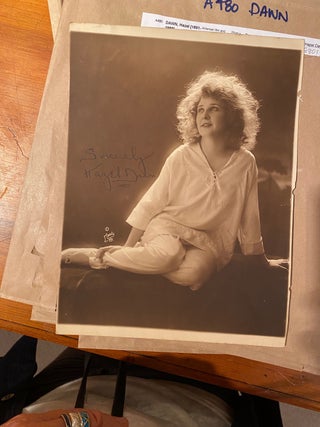 Item #018801 Signed portrait photograph. Monte Blue