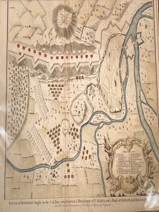 Item #018824 Plan of the Battle of Donawert. War of the Spanish Succession. Paul de Rapin, tr. N....