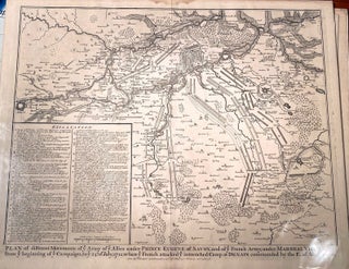 Item #018825 Plan of the Battle of Denain. War of the Spanish Succession. Paul de Rapin, tr. N....
