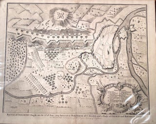 Item #018826 Plan of the Battle of Donawert. War of the Spanish Succession. Paul de Rapin, tr. N....
